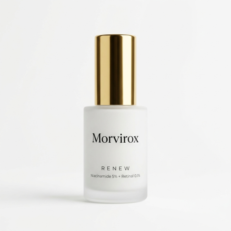 Morvirox Renew Niacinamide 5% + Retinal 0.1% Face Serum, 30ml