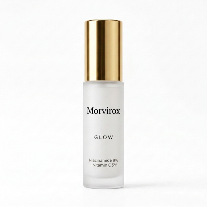 Morvirox Glow Niacinamide 8% + Vitamin C 5% Face Serum, 30ml