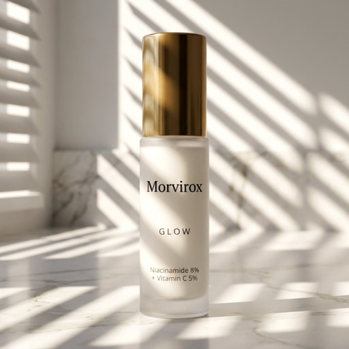 Morvirox Glow Niacinamide 8% + Vitamin C 5% Face Serum, 30ml