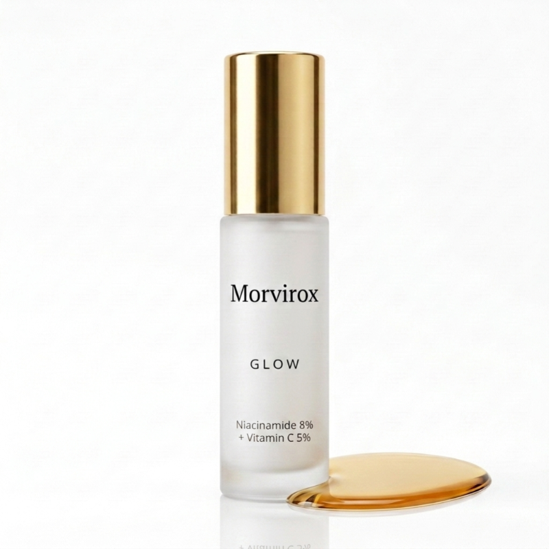 Morvirox Glow Niacinamide 8% + Vitamin C 5% Face Serum, 30ml