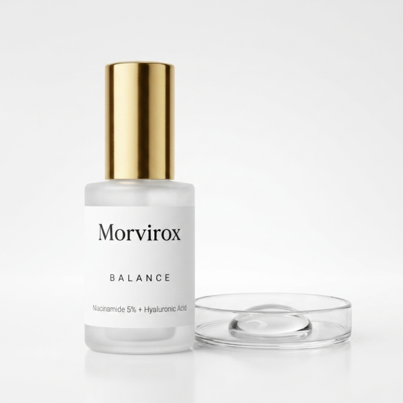 Morvirox Balance Niacinamide 5% + Hyaluronic Acid Face Serum, 30ml