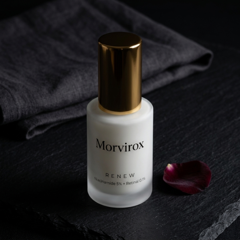 Morvirox Renew Niacinamide 5% + Retinal 0.1% Face Serum, 30ml