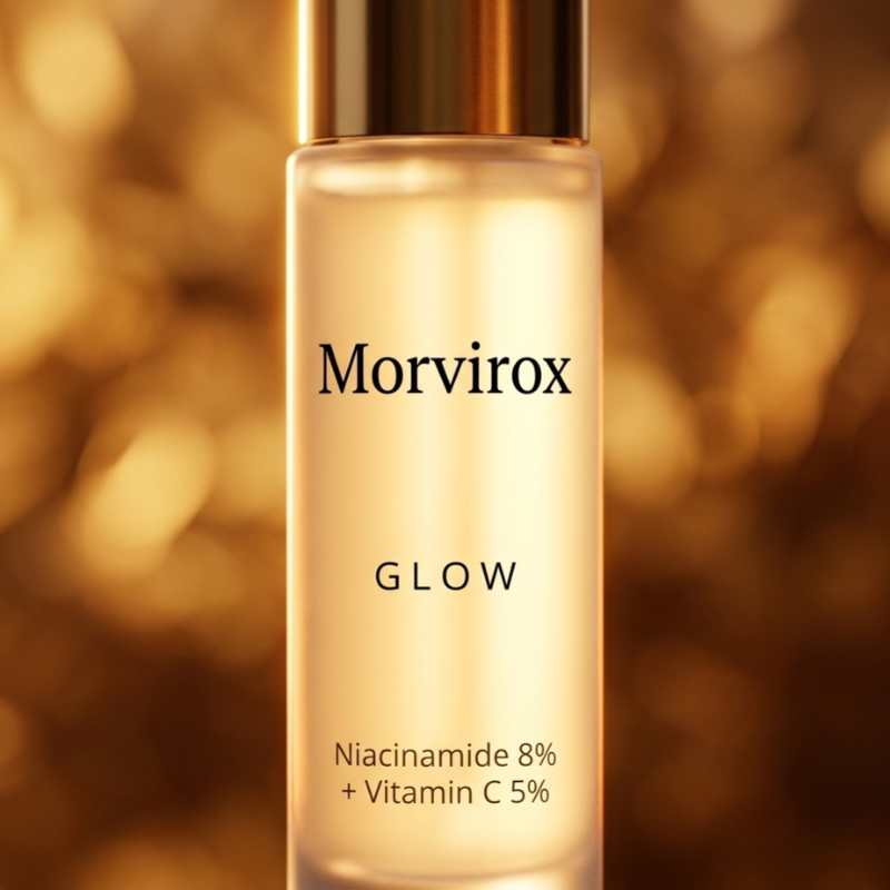 Morvirox Glow Niacinamide 8% + Vitamin C 5% Face Serum, 30ml