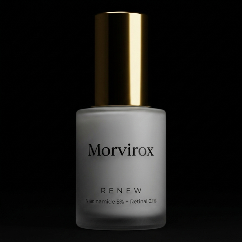 Morvirox Renew Niacinamide 5% + Retinal 0.1% Face Serum, 30ml